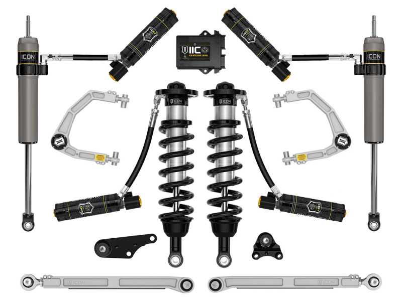 Toyota Tacoma Coilover Suspension Kit - Front + Rear - ICON - Stage 10 with CDEV Equipped Remote Reservoirs and ICON Delta Joint PRO - `24-`27