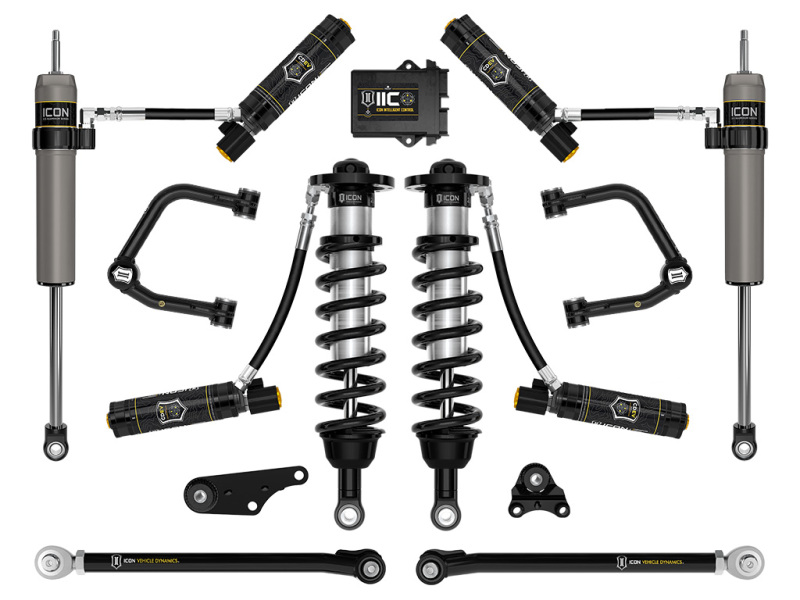Toyota Tacoma Coilover Suspension Kit - Front + Rear - ICON - 2.5 Series, Stage 10, CDEV Equipped - `24-`27