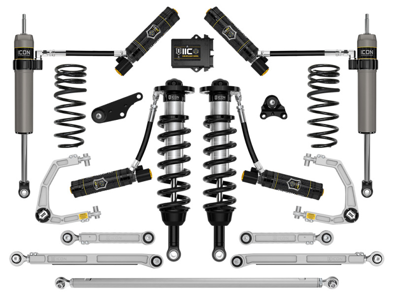 Toyota Tacoma Coilover Suspension Kit - Front + Rear - ICON - Stage 13 with CDEV Remote Reservoir - `24-`27