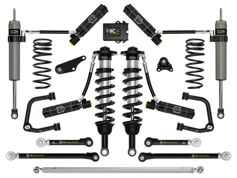 Toyota Tacoma Coilover Suspension Kit - Front + Rear - ICON - 2.5 Series with CDEV - `24-`27