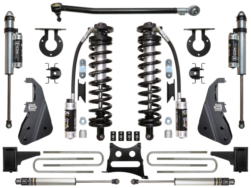 Ford F-350 Coilover Suspension Kit - ICON - Stage 4 Coilover Conversion System - `17-`27