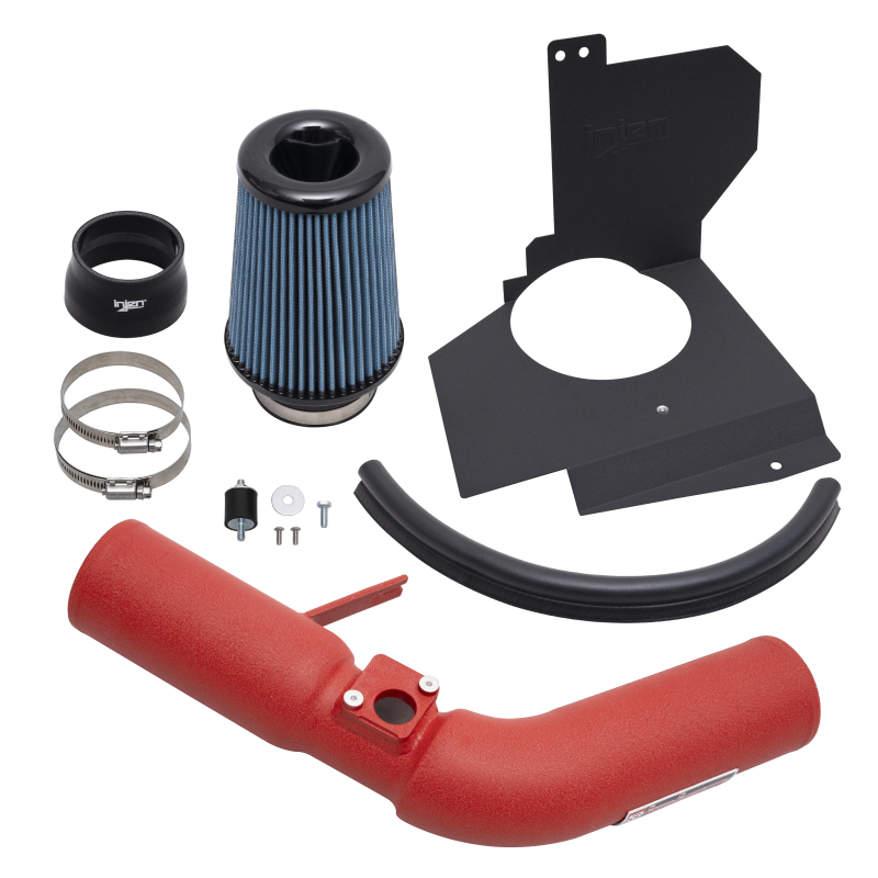 Subaru WRX STI Performance Air Intake - Injen - SP Aluminum Series - Wrinkle Red - `18-`21