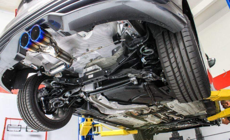 Ford Focus ST Performance Exhaust - Invidia - N1 Titanium Tips Cat-back - `13-`27
