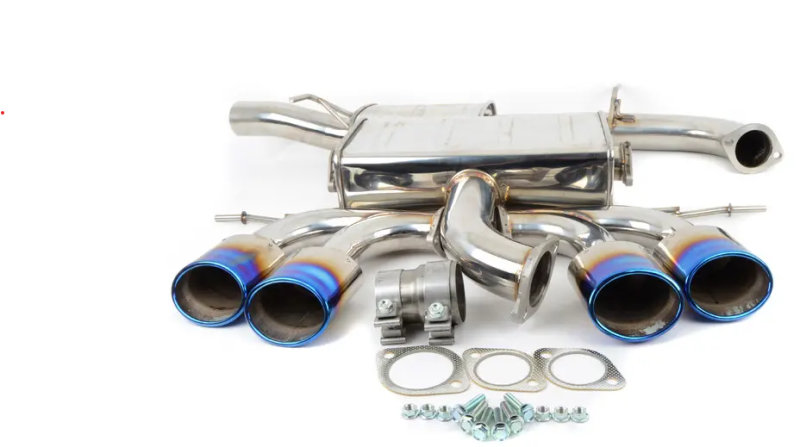 Volkswagen Golf R Performance Exhaust - Invidia - Q300 Quad Oval - Titanium Burnt - `14-`17