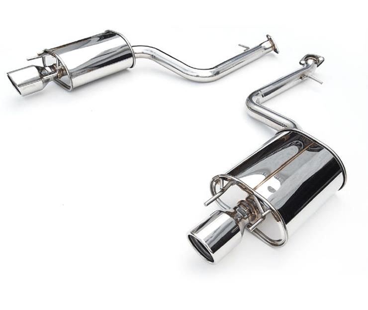 Lexus IS200t Performance Exhaust - Invidia - Q300 Cat-back, Dual Titanium Tip - `15-`27