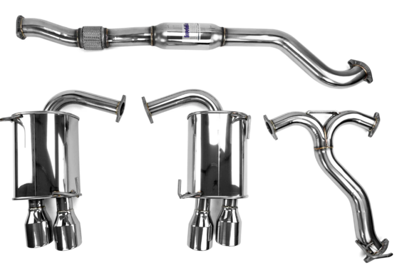Subaru WRX STI Performance Exhaust - Invidia - Q300 - Titanium Tips, Cat Back - Titanium - `15-`27