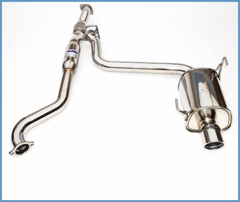 Subaru WRX Performance Exhaust - Invidia - Q300 Cat Back, Single Rolled Stainless Steel Tip - `15-`27