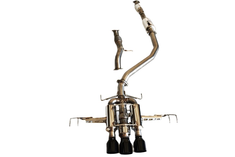 Honda Civic Type-R Performance Exhaust - Invidia - R400 Cat Back - Black - `22-`27