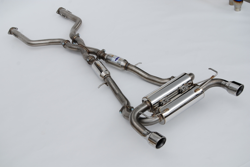 Nissan Z Performance Exhaust - Invidia - Gemini Cat Back, Rolled SS Tips - `22-`27