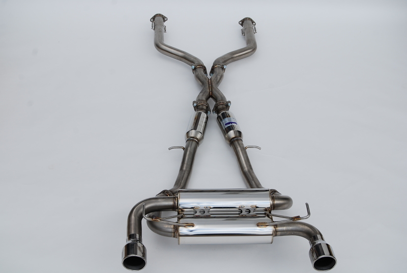 Nissan Z Performance Exhaust - Invidia - Gemini Cat Back, Rolled SS Tips - `22-`27