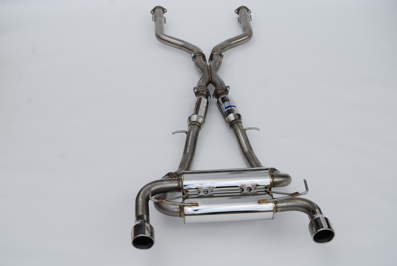 Nissan Z Performance Exhaust - Invidia - Gemini Cat Back, Rolled SS Tips - `22-`27