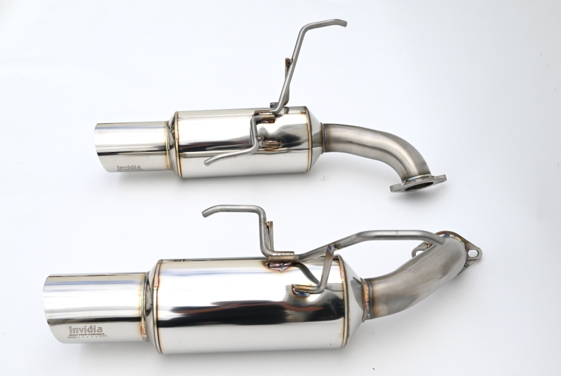 Subaru WRX Performance Exhaust - Rear - Invidia - N1 3.5in. S.S Tip Axle-Back - `22-`27