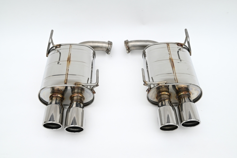 Subaru WRX Performance Exhaust - Invidia - Q300 - Stainless Tips, Catback, 3.5in. Rolled Dual Wall S.S Tip - `22-`27