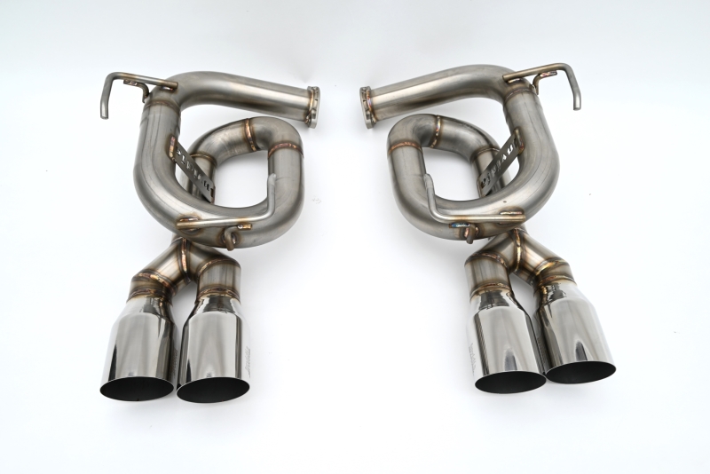 Subaru WRX Performance Exhaust - Invidia - Gemini - Stainless Tips, Cat Back, Twin Loop 3.5in. Single Layer S.S Tip Axle-Back - `22-`27