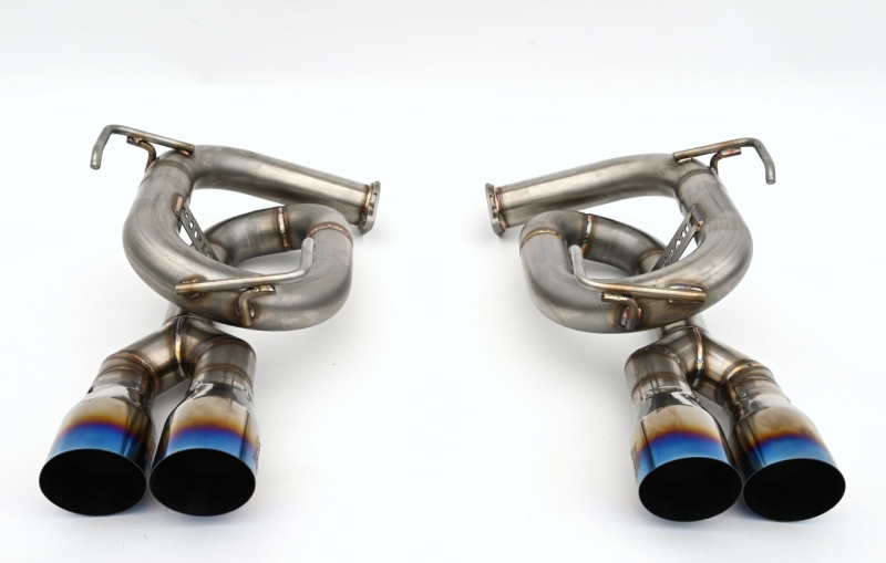 Subaru WRX Performance Exhaust - Invidia - Cat Back, Single Layer Titanium Tip, Twin Loop - `22-`27