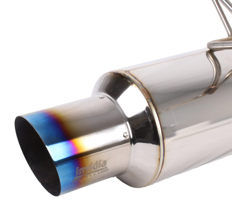Subaru WRX Performance Exhaust - Invidia - Cat-back, Titanium Tips - Titanium - `22-`27
