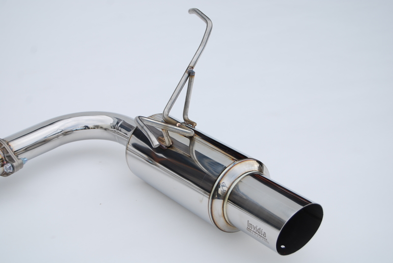 Subaru WRX Performance Exhaust - Invidia - N1 Twin Outlet Single Layer SS Tip Cat-Back - `22-`27