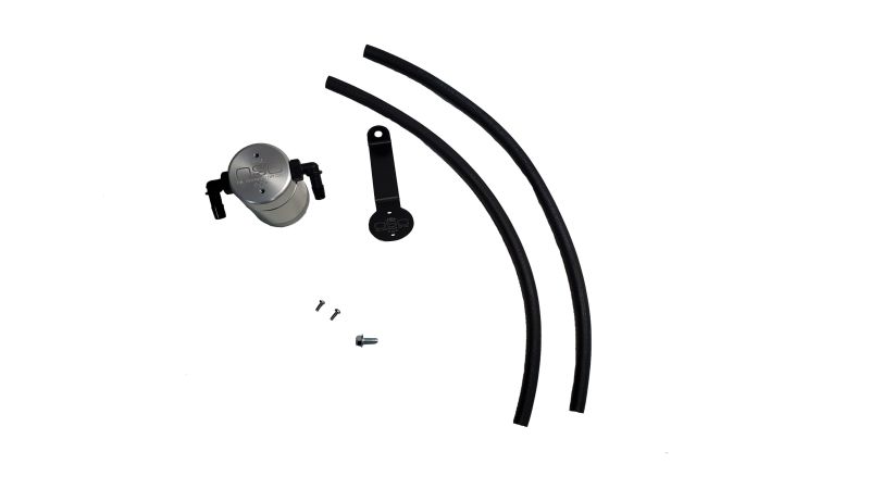 Lincoln Trucks Oil Separator - Driver Side - J&L - Oil Separator 3.0 - Clear Anodized - `19-`24