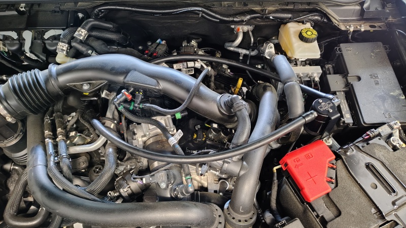 Ford Ranger Raptor Oil Separator - J&L - PCV Side - Black Anodized - `24-`25