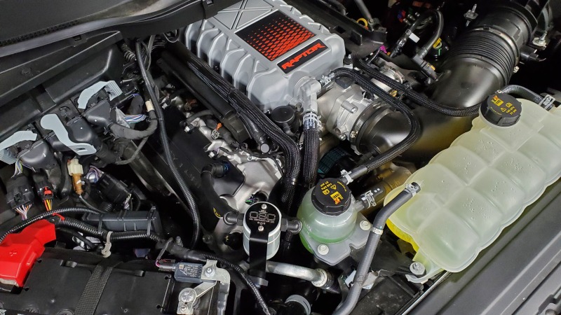 Ford F-150 Raptor R Oil Separator - Passenger Side - J&L - 3.0 - Clear Anodized - `23-`25