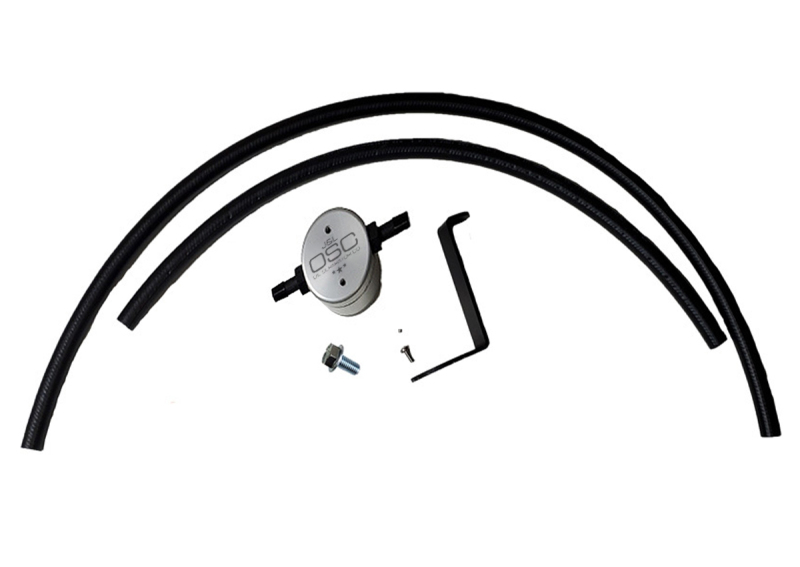 Infiniti Q60 Oil Separator - Driver Side - J&L - 3.0 - Clear Anodized - `16-`24