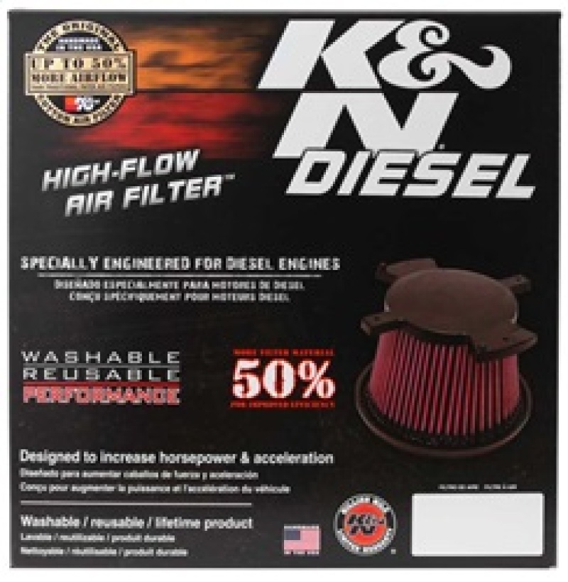 Ford F250 Super Duty Performance Air Intake - K&N Engineering - Drop In ...