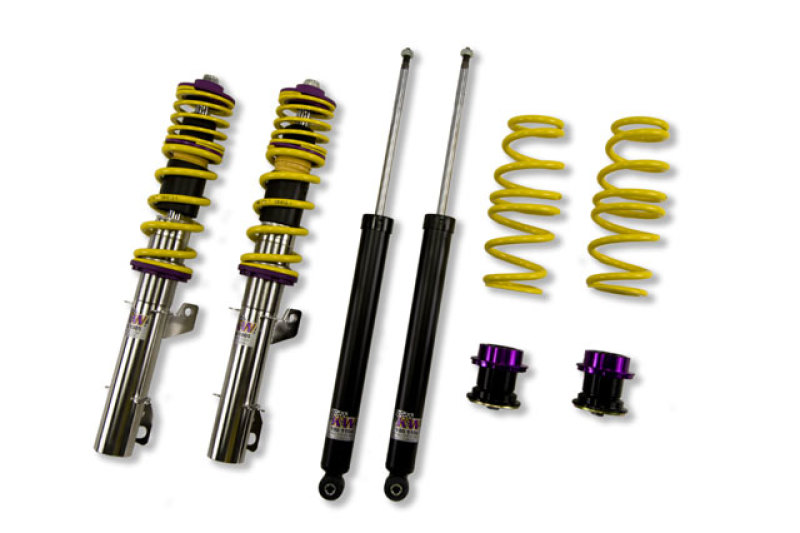 Volkswagen Beetle Convertible Coilover Suspension Kit - KW - V1 INOX-LINE - `98-`10