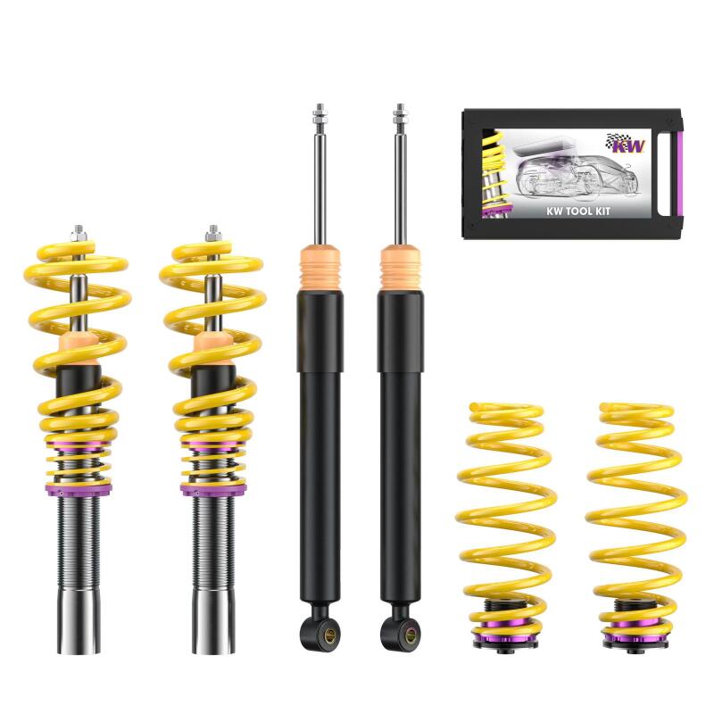 Audi Q5 Coilover Suspension Kit - KW - V2 INOX-LINE Adjustable - `09-`17
