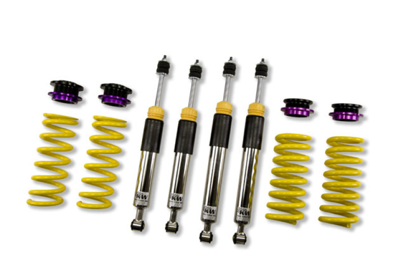 Mercedes-Benz CLK Coilover Suspension Kit - KW - V2 INOX-LINE, Adjustable Rebound Damping - `98-`02