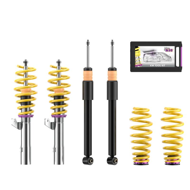 Mercedes-Benz C-Class Coilover Suspension Kit - KW - V2, Adjustable Rebound Damping - `94-`00