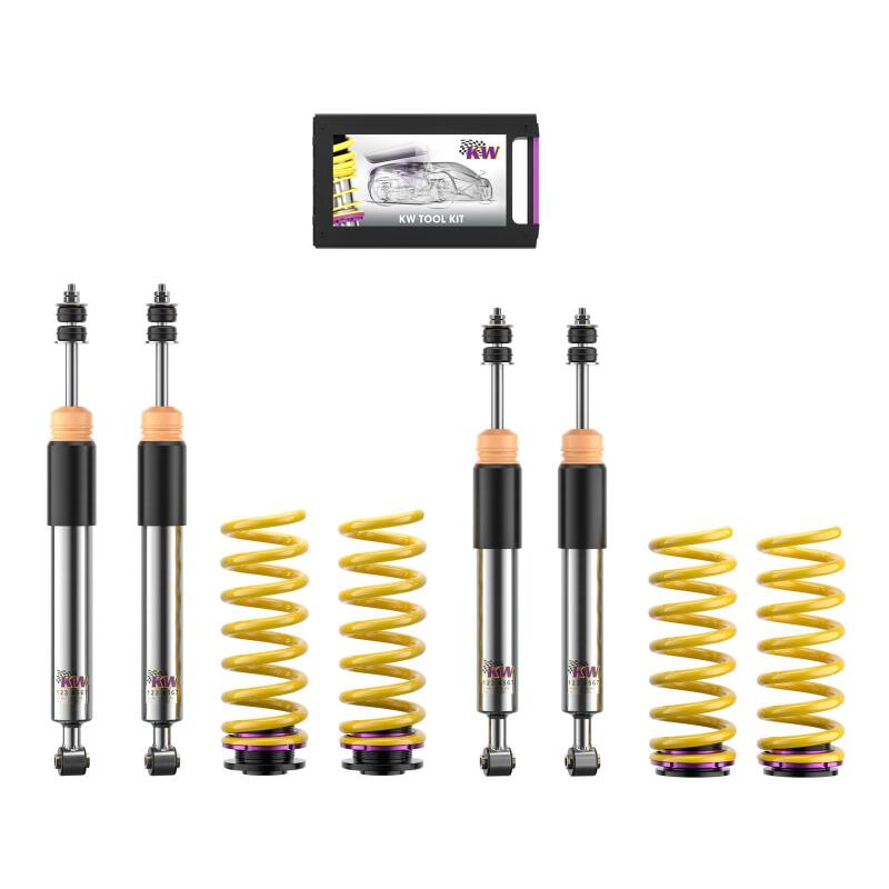 Mercedes-Benz C-Class Coilover Suspension Kit - KW - V2, Adjustable Rebound Damping - `94-`00