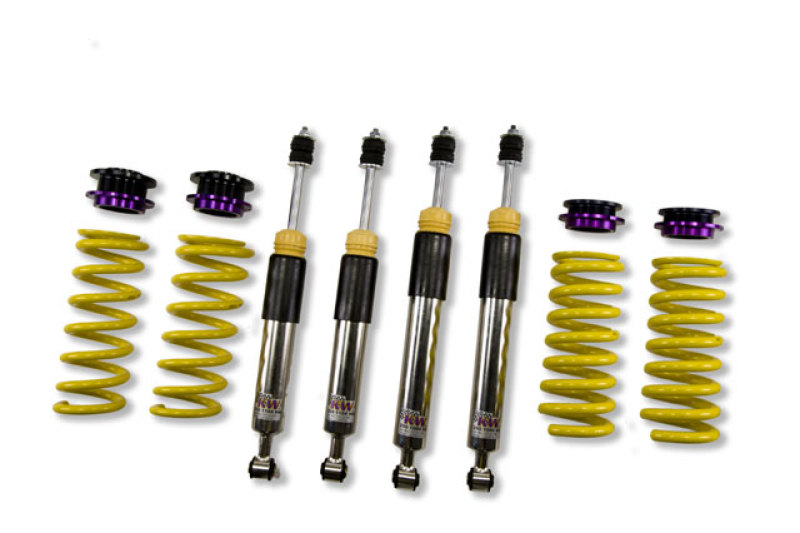 Mercedes-Benz C-Class Coilover Suspension Kit - KW - V2 INOX-LINE, TVR-A (Twin Valve Rebound - Adjustable) - `93-`00