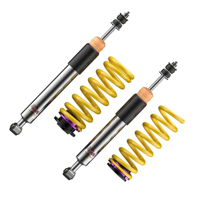 Mercedes-Benz C-Class Coilover Suspension Kit - KW - V2 INOX-LINE, TVR-A (Twin Valve Rebound - Adjustable) - `93-`00