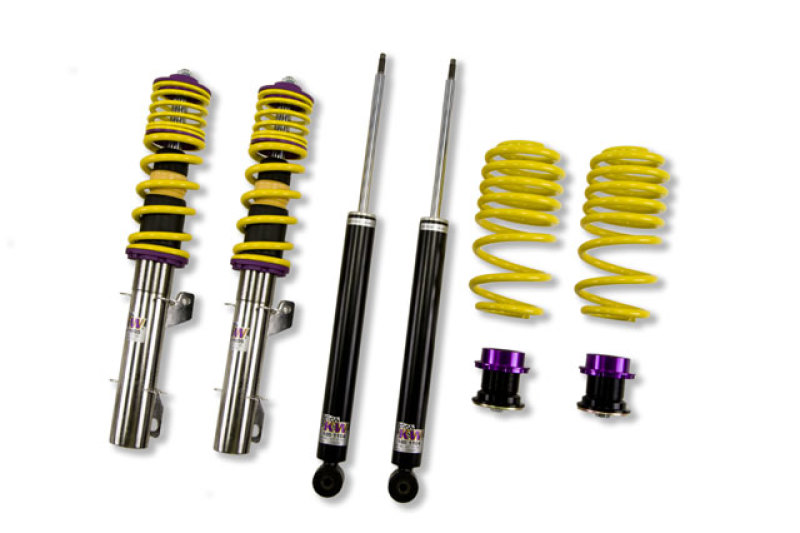 Volkswagen Golf IV Coilover Suspension Kit - KW - V2 Adjustable - `99-`05