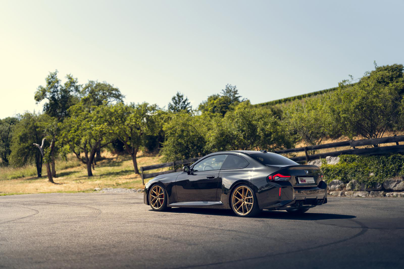 BMW M3 Coilover Suspension Kit - Front + Rear - KW - V5 Clubsport 4-Way Adjustable (TTSP Solid Piston) with aluminum top mounts - Purple - `21-`27