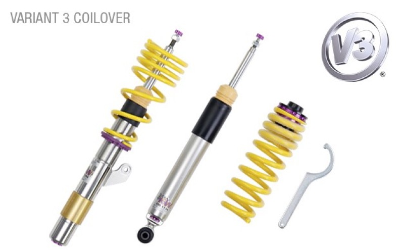 BMW 3 Series Coilover Suspension Kit - KW - V3 Coilover with Independent Compression and Rebound Technology - `20-`27