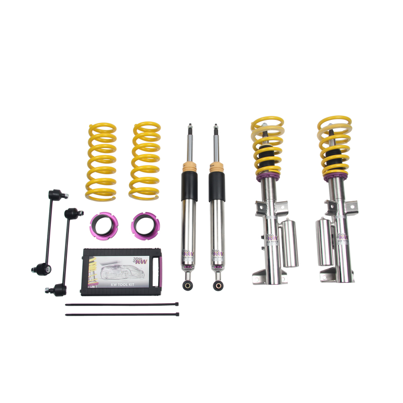 Mercedes-Benz C-Class Coilover Suspension Kit - KW - V3 - `12-`15