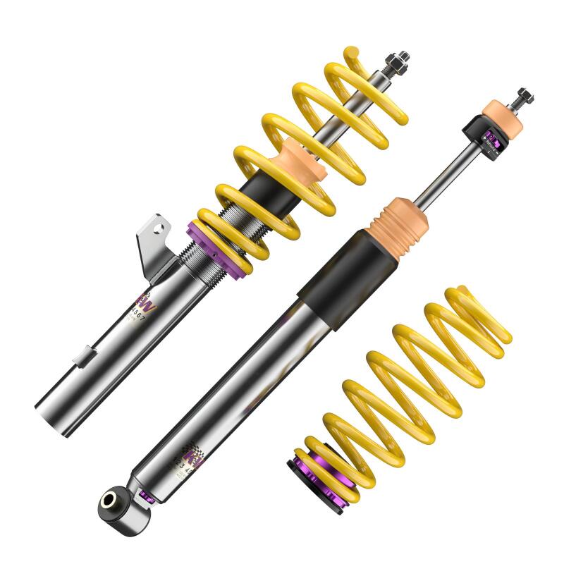 Audi A3 Coilover Suspension Kit - KW - V3, Adjustable, Inox-Line - `22-`27