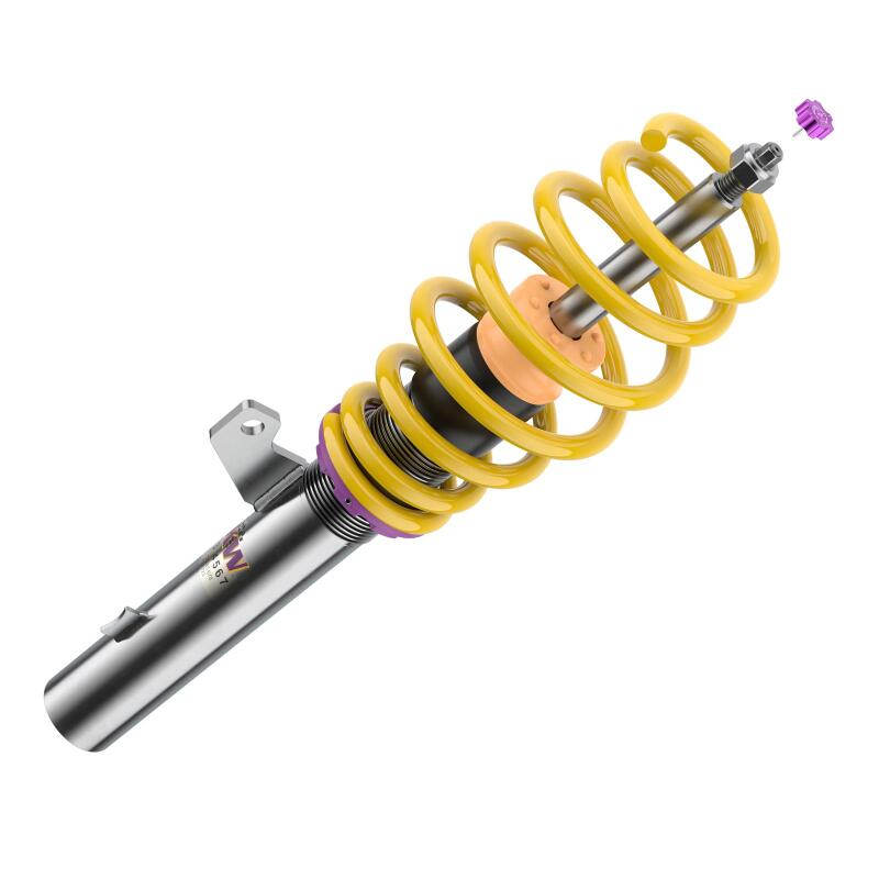 Audi A3 Coilover Suspension Kit - KW - V3, Adjustable, Inox-Line - `22-`27