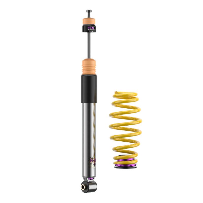 Audi A3 Coilover Suspension Kit - KW - V3, Adjustable, Inox-Line - `22-`27
