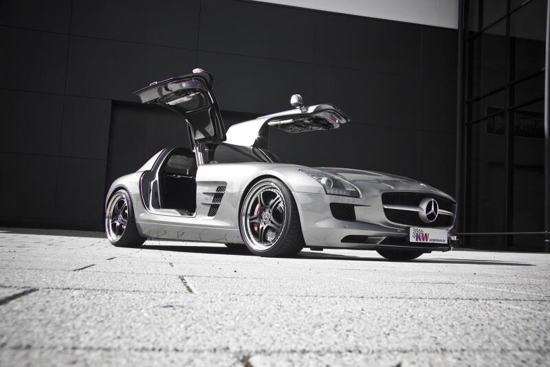 Mercedes-Benz SLS AMG Coilover Suspension Kit - Front & Rear - KW - DDC ECU with HLS-4 - `11-`15
