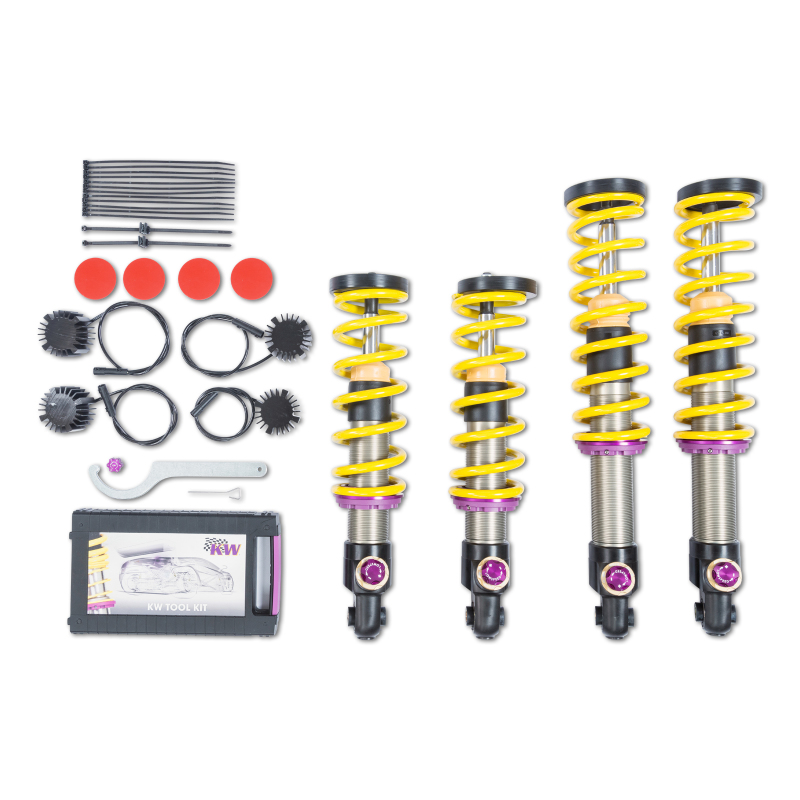 Mercedes-Benz AMG GT Coilover Suspension Kit - KW - V4 with Adaptive Suspension, Rebound and Low & High-speed Compression adjustability - `18-`27