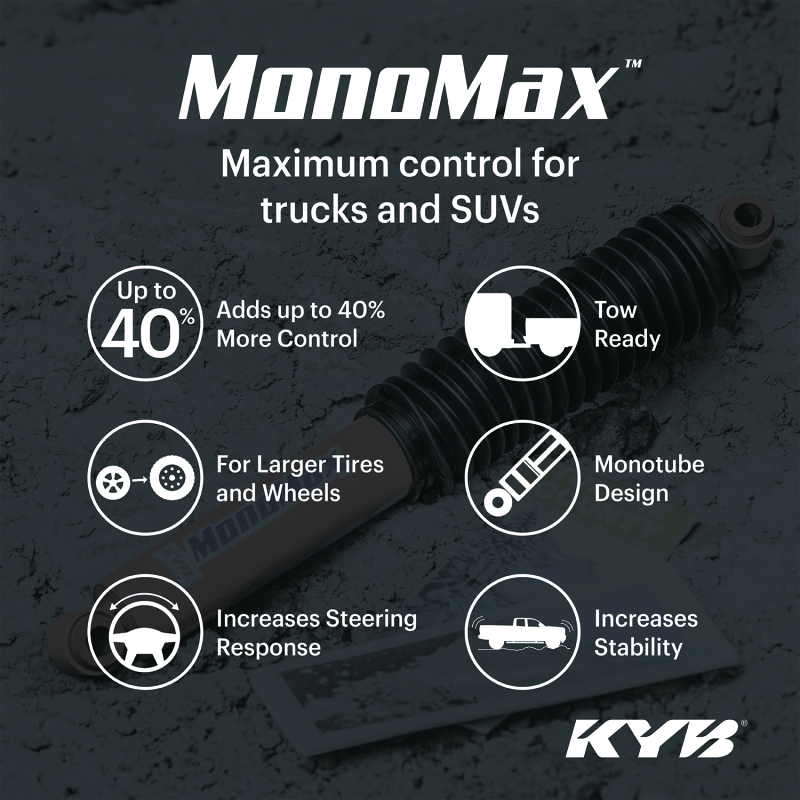 Chevrolet Blazer Shock Absorber - Front - KYB - MonoMax - `83-`05