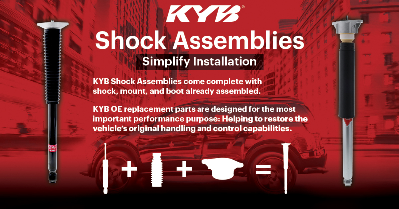 Chevrolet Impala Shock Assembly - Rear Left - KYB - Excel-G - `14-`20