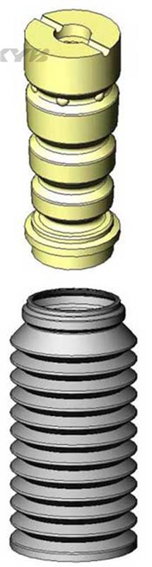 Audi S4 Strut Boots - Rear - KYB - `07-`09