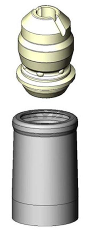 Audi A8 Strut Boots - Front - KYB - `97-`03