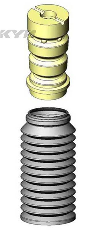 Audi A4 Strut Boots - Rear - KYB - `02-`04