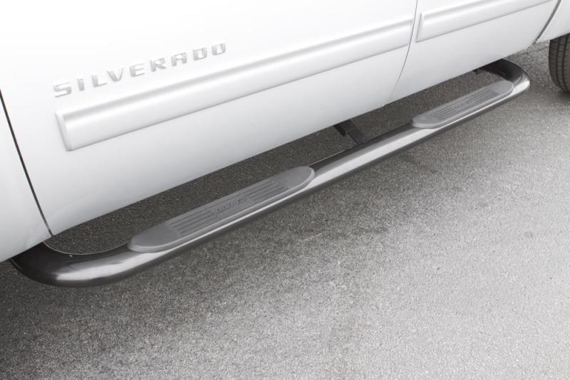 Ford F-150 SuperCrew Nerf Bars - LUND - 4 Inch Oval Curved SS - Polished - `15-`18