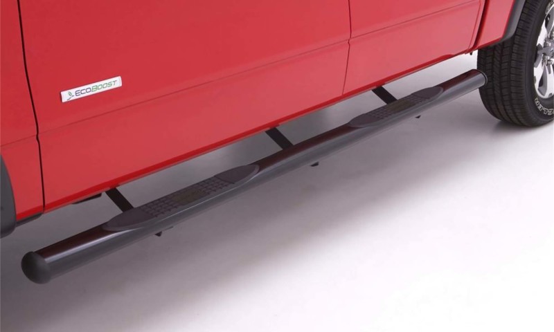 Ram 1500 Extended Cab Pickup Nerf Bars - LUND - 4 Inch Oval Straight Steel - Black - 2019