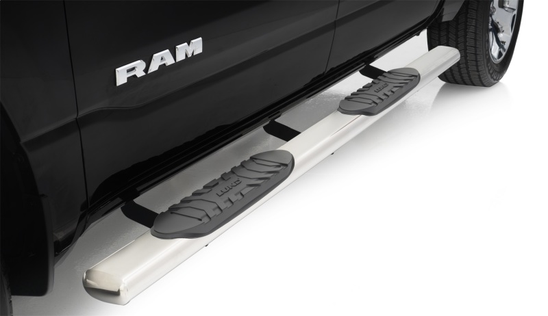 RAM 1500 Crew Cab Nerf Bars - LUND - 5 Inch Oval Straight - Polished - 2019